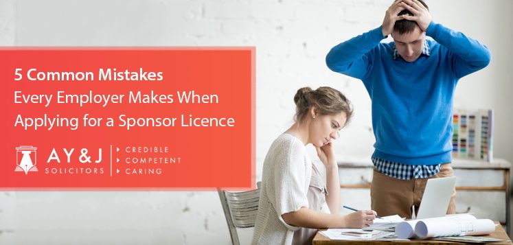 5 Common Mistakes Every Employer Makes When Applying for a Sponsor Licence