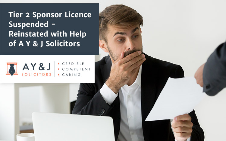 Dealing with suspension : revocation of your Tier 2 sponsor licence