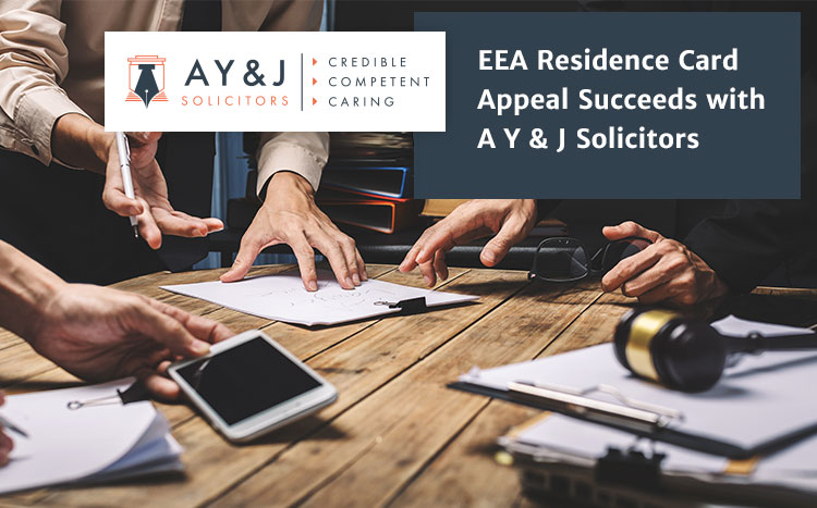 AYJ EEA Residence Card Appeal Successful
