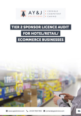 Sponsor Licence Audit: Hotel/Retail/Ecommerce