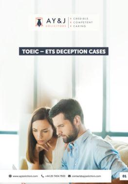 Deception Cases TOEIC-ETS
