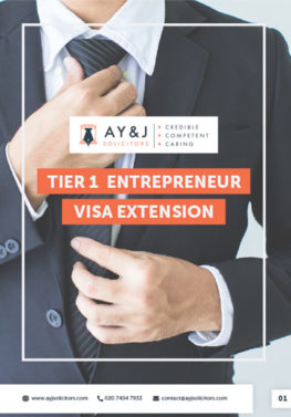 Tier 1 Entrepreneur Visa Extension Brochure